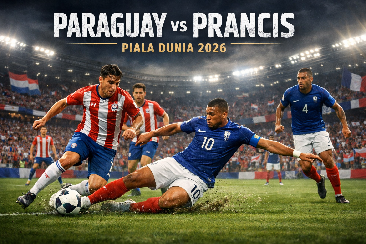 Paraguay vs Prancis Piala Dunia 2026 Besok Pukul 04.00 WIB – Jalalive Hadirkan Atmosfer Babak Gugur yang Penuh Ketegangan