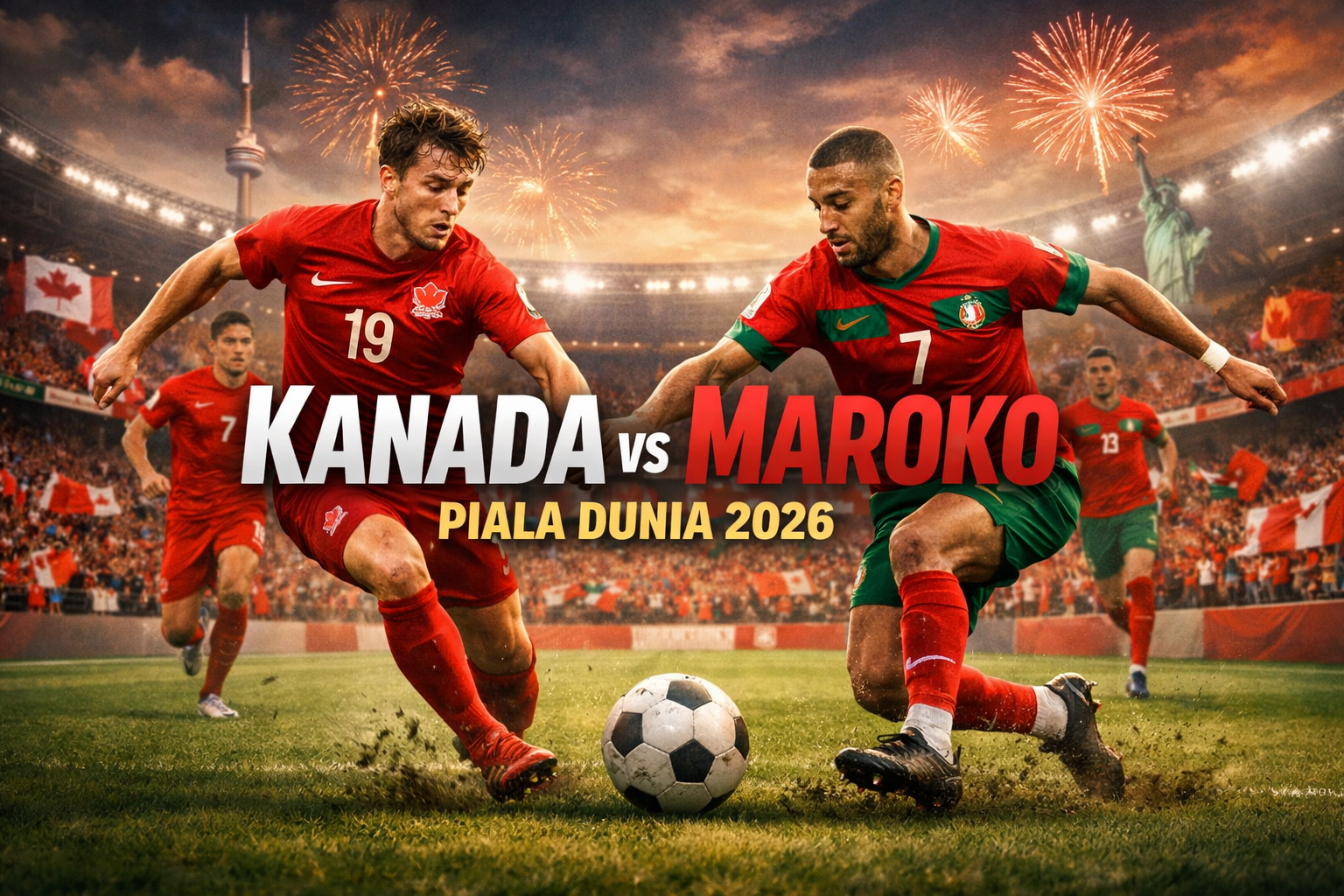 Streaming Kanada vs Maroko Piala Dunia 2026 Dini Hari Ini Jam 00.00 WIB, Rasakan Keseruan Duel Sengit Bersama Jalalive Hingga Peluit Akhir