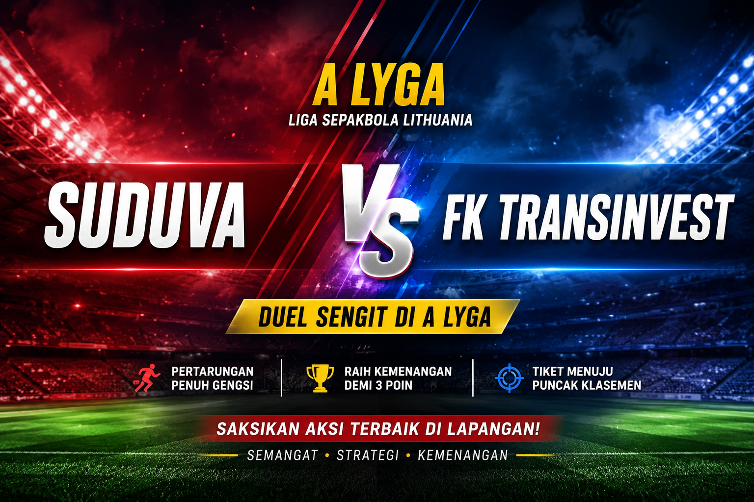 Suduva Memburu Kemenangan saat Menjamu FK Transinvest – Simak Bahasan Lengkap Jalalive Jelang Kick Off